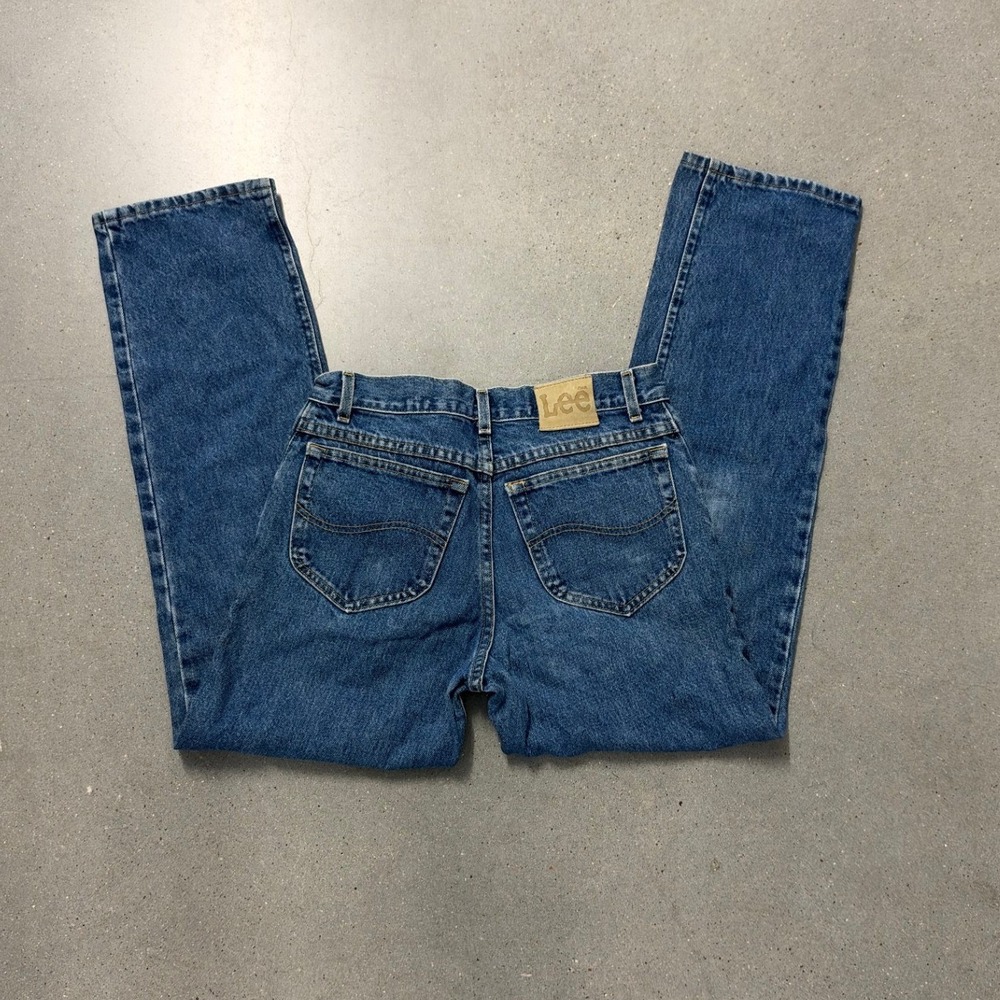 Lee Medium Wash Blue Denim Straight Leg Jeans Mens 28x29 Classic Workwear